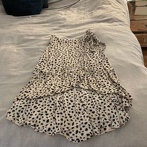 Aqua wrap skirt size small